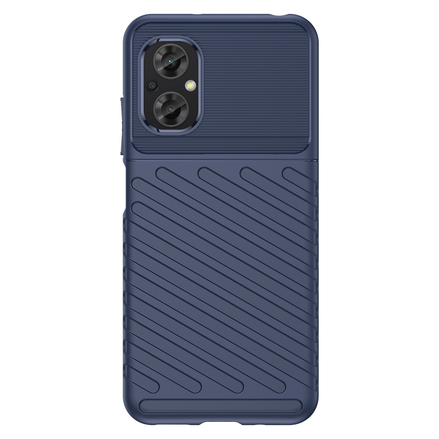 For Xiaomi Poco M5 4G Thunder Series Thickened TPU Drop-proof Phone Case Twill Texture Anti-slip Protective Cover For Xiaomi Poco M5 4G Thunder Series Thickened TPU Drop-proof Phone Case Twill Texture Anti-slip Protective Cover